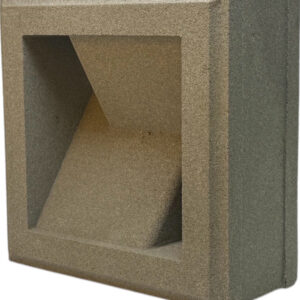 บล็อคช่องลมซิกแซก (หน้าเรียบ/คิ้ว) 20x20x9 ซม.